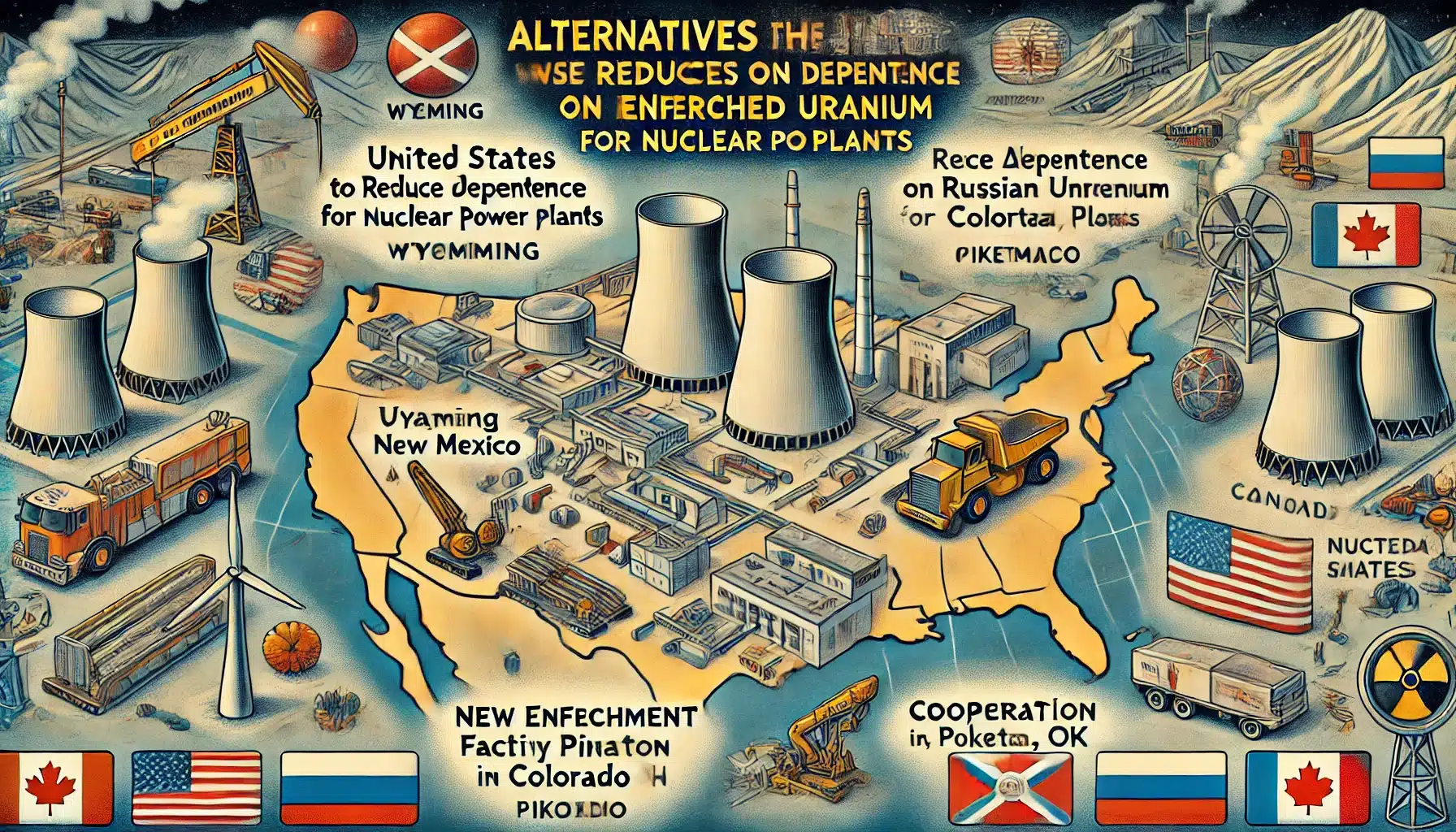 Alternatives des États-Unis à l'Uranium Enrichi Russe pour les Centrales Nucléaires