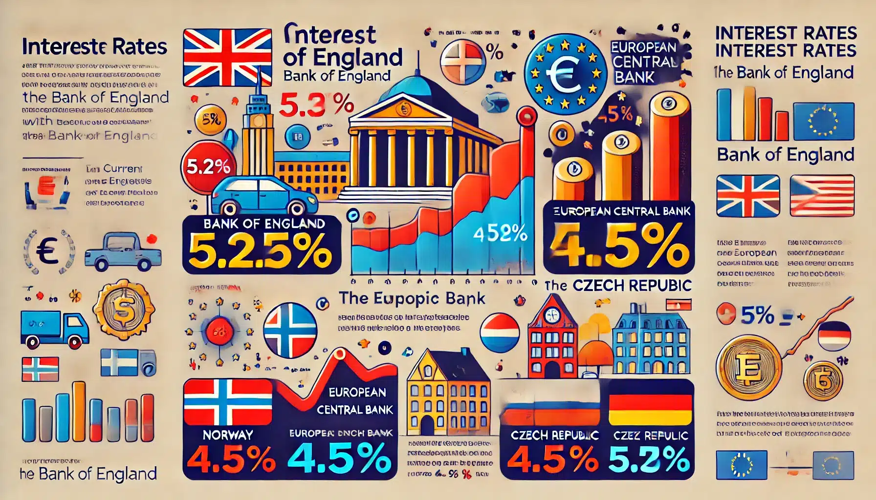 Comparaison des Taux d'Intérêt Actuels de la Banque d'Angleterre avec Ceux des Autres Pays de l'UE