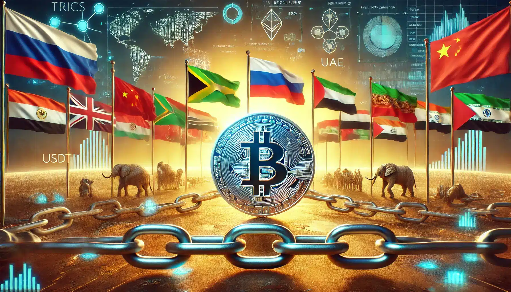 'Expansion des BRICS et leurs Efforts de Dédollarisation Le Rôle Crucial du Stablecoin Tether (USDT)